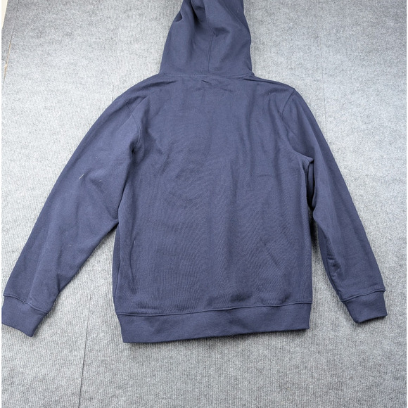 Golds Gym Hoodie Mens Medium Blue Heavyweight Athletic Body Building Gym Workout - Picture 2 of 8